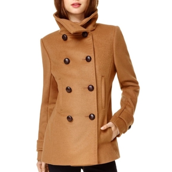 Babaton Jackets & Blazers - Aritzia Talulah Babaton High Neck Howell Coat - Wool Cashmere Blend Camel XS